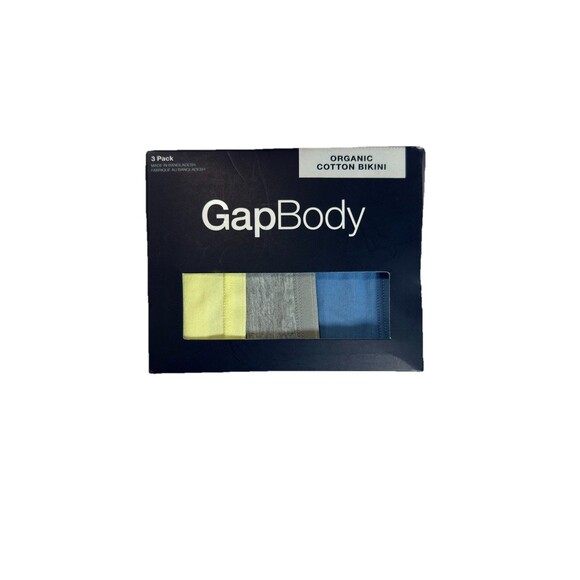 GAP Other - Gap GapBody Women's 3-Pk Bikini Underwear Assorted Colors XL Cotton/Spandex